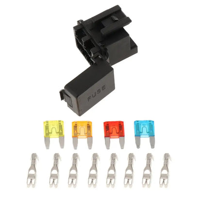 4-Way Fuse Holder Box with Relay