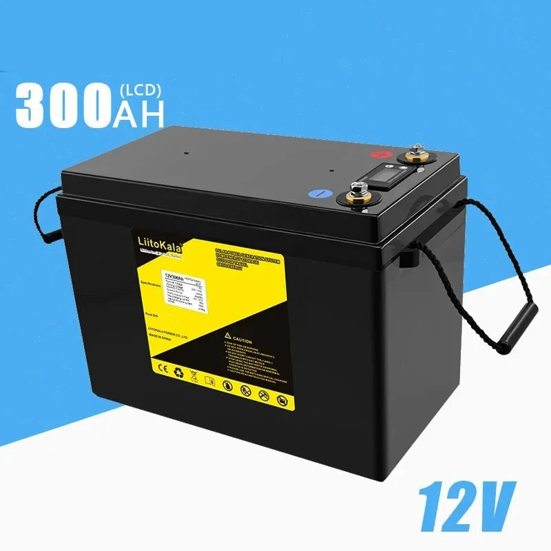 12V 300Ah LiFePO4 BMS Lithium Battery