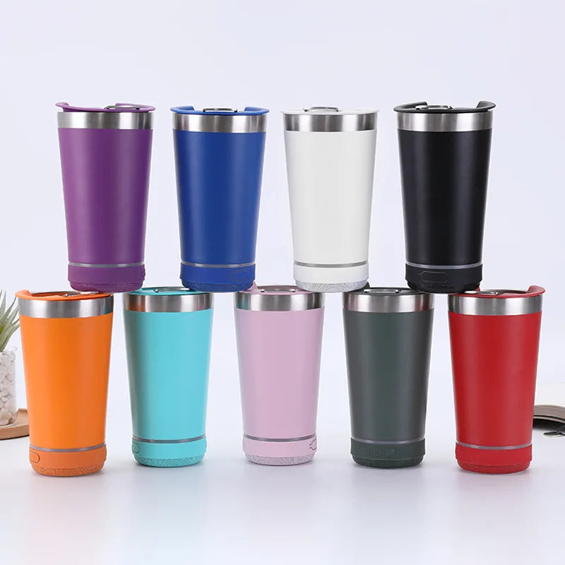 USB 16oz Thermal Bluetooth Coffee Mug