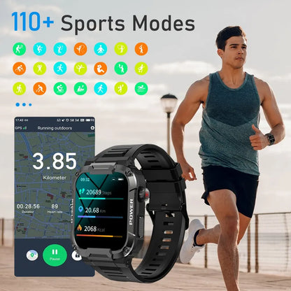 1.85 Outdoor Military Smart Watch