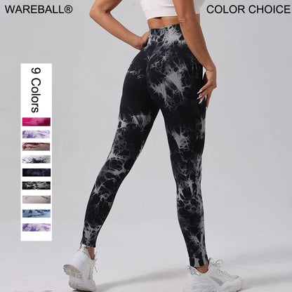 Tie Dye High Waist Yoga Pants