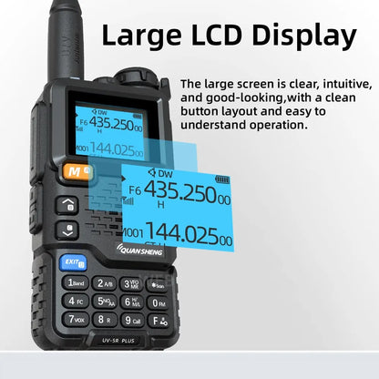 Portable UV 5R Plus Walkie Talkie