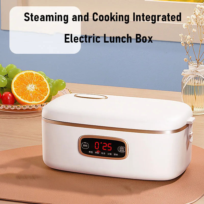 1L Steaming and Cooking Integrated Electric Lunch Box