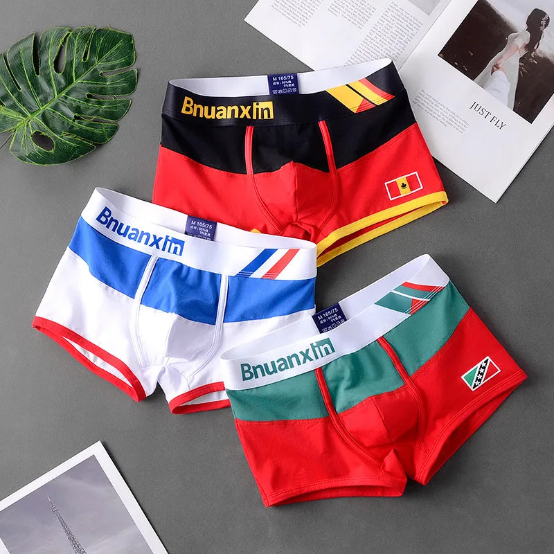 Breathable Cotton Men's Boxer Shorts