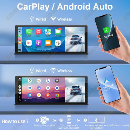 11.3 inch Car DVR 4K Camera GPS Navigation