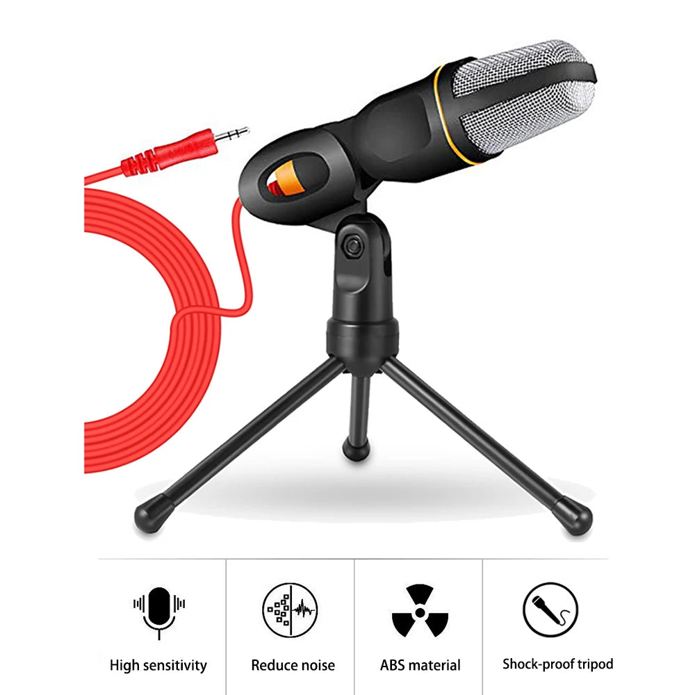 Stand Professional Mic  3.5mm Microphone