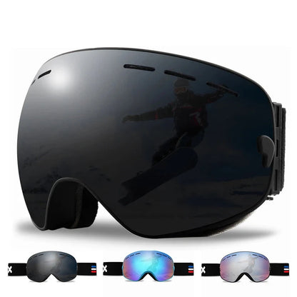 Double Layers Anti-Fog Ski Goggles