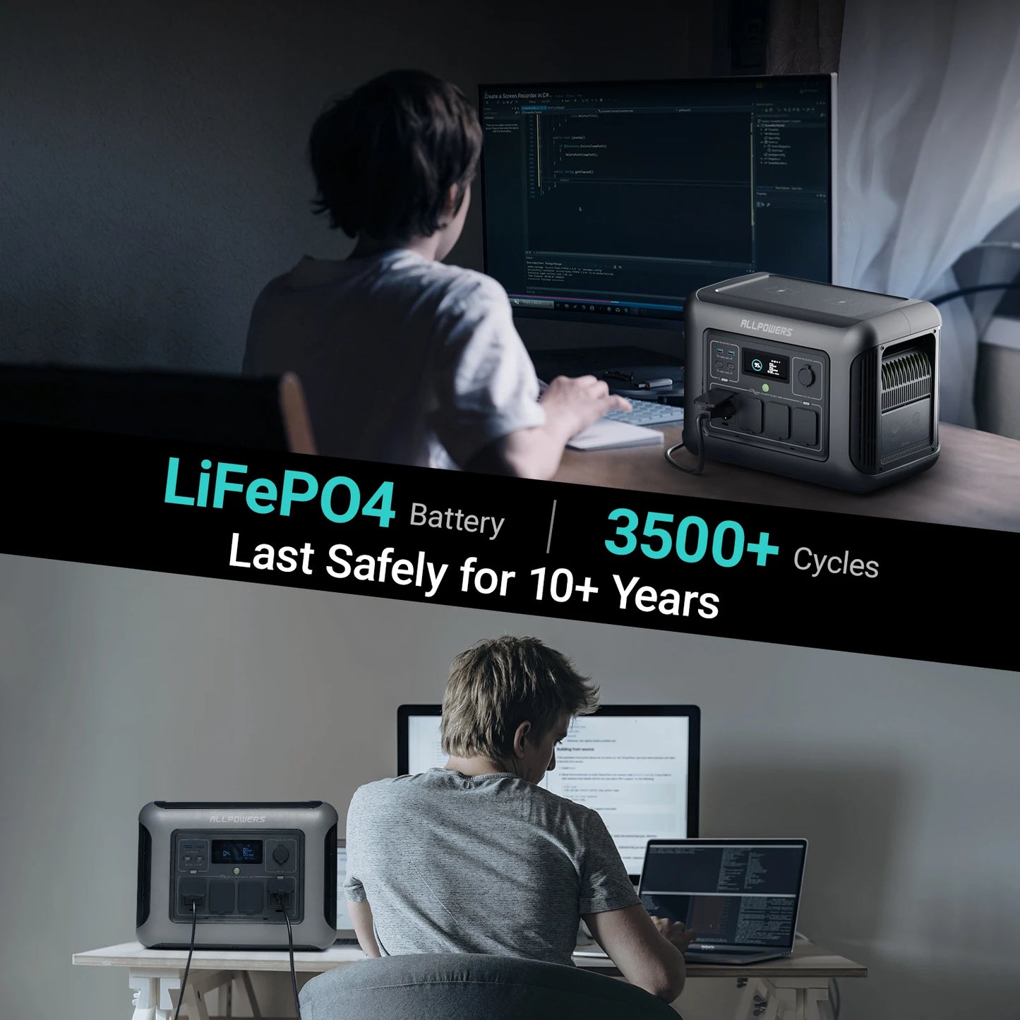 Portable lifepo4 power station