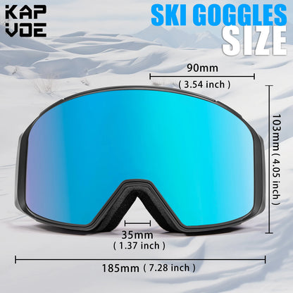 Double Magnet Ski Goggles
