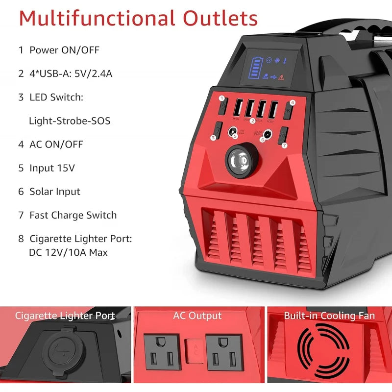 500W Portable Power Station