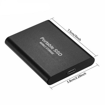 High-speed 1TB SSD 2TB Portable External Solid State Hard Drive