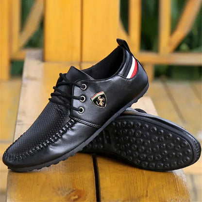 Men Casual Leather Loafers Shoes