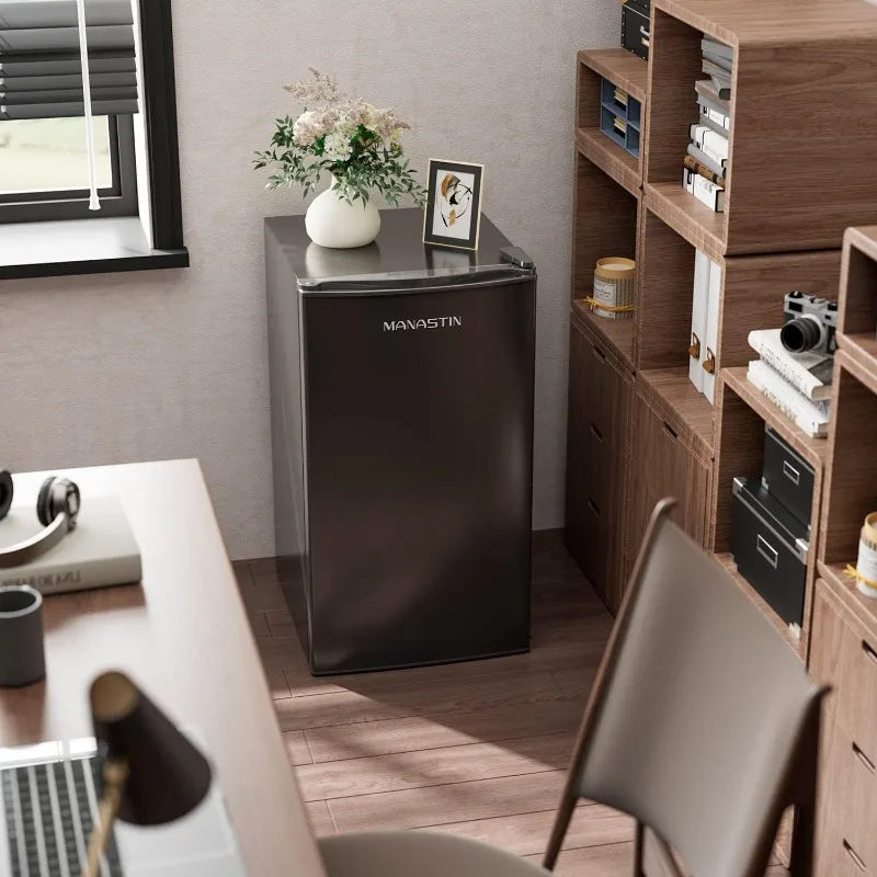 Compact Mini Fridge with Freezer