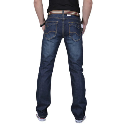 Men Elastic Slim Fit Denim Pants