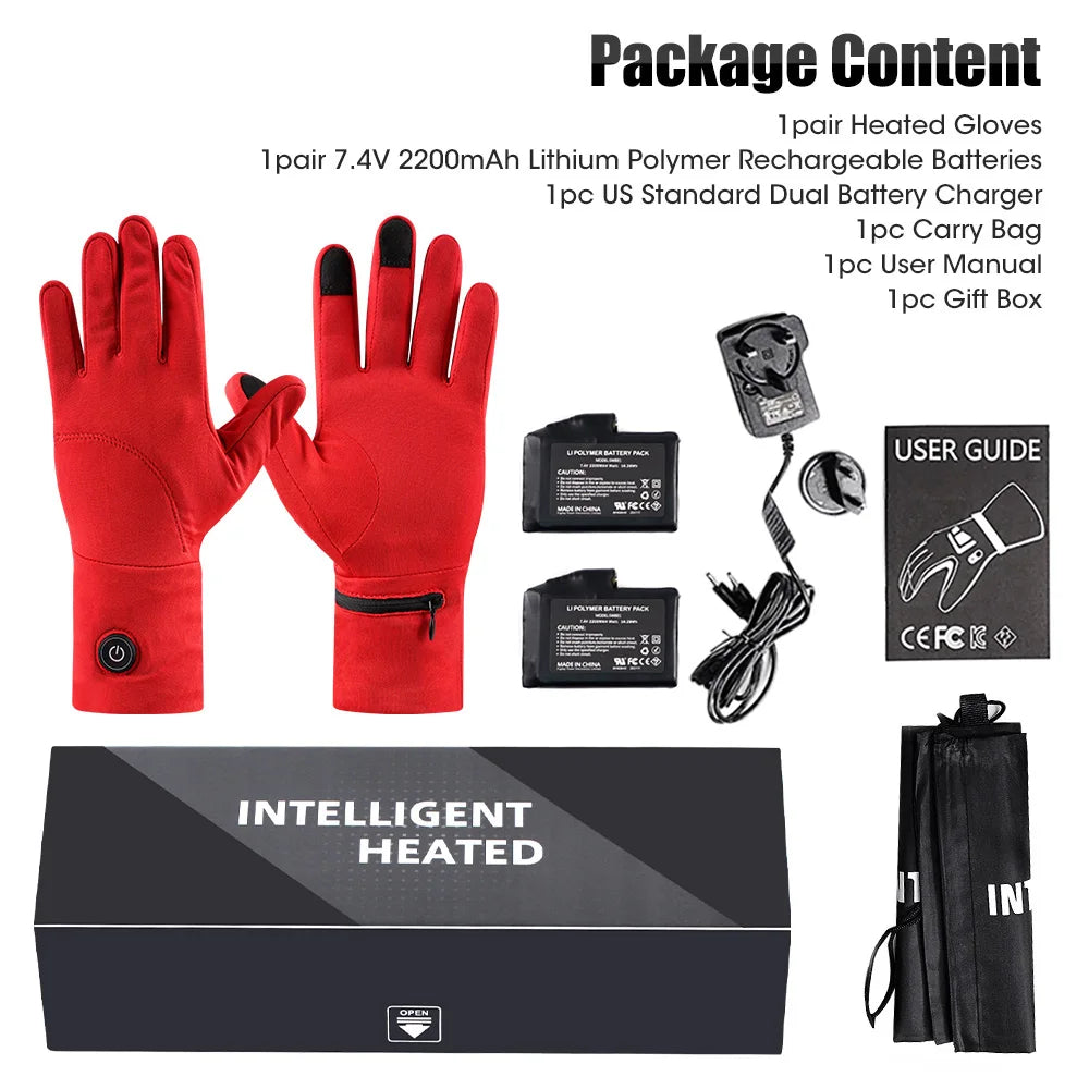 Heated Rechargeable Gloves for Winter