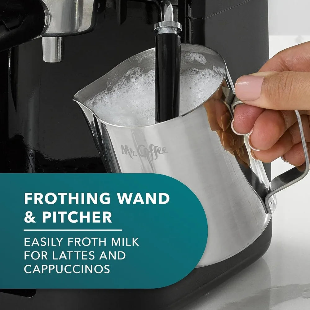 Stainless Steel Frothing Pitcher Coffee Maker