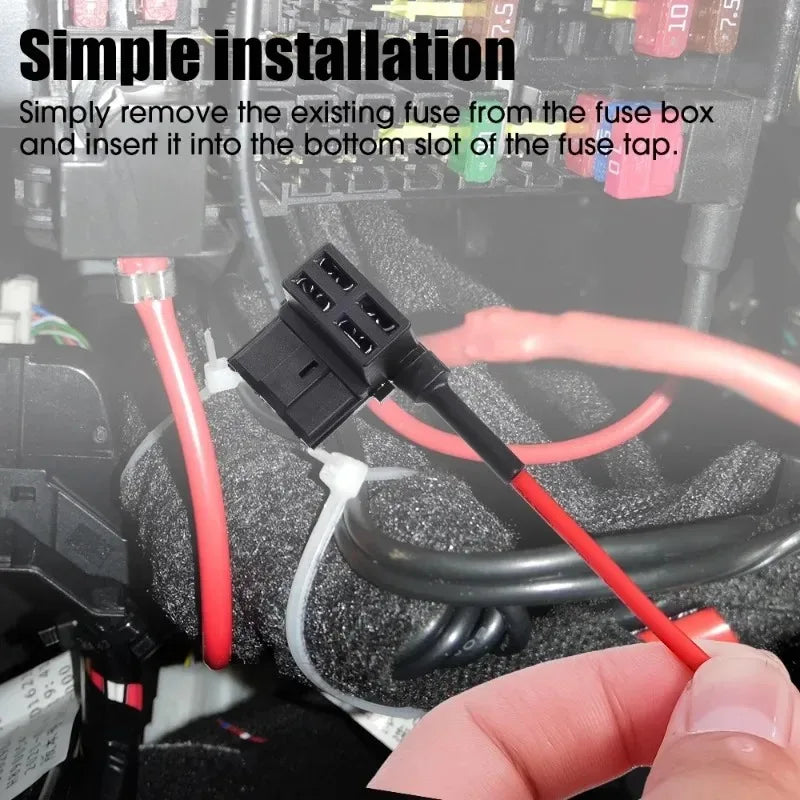 Car Fuse Box Electrical Appliances Mini Small Medium Car Fuse Blades Holder Auto Circuit Extender Add-a-circuit Power Adapter