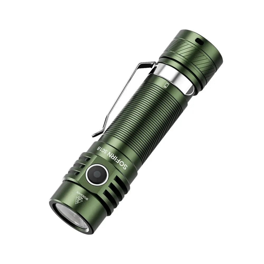 1800lm USB C Rechargeable Flashlight