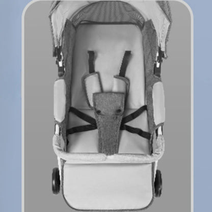 four wheel shock absorber baby stroller