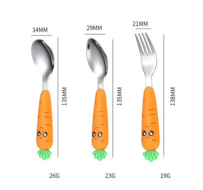 Baby Food Feeding Fork Spoon