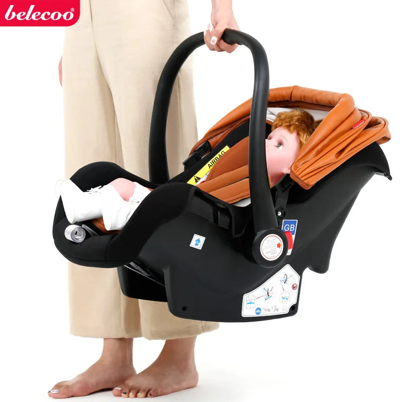 3in1 Waterproof Pu leather Baby Stroller