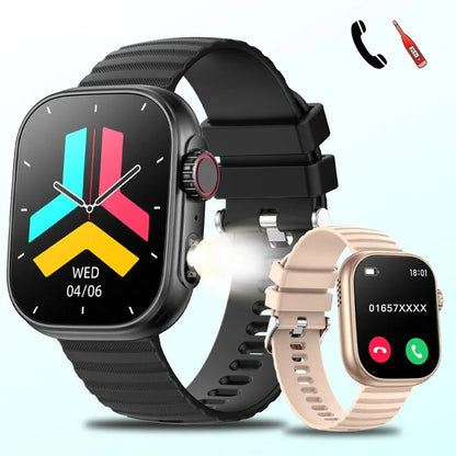 Men Women LED Flashlight Smart Watch