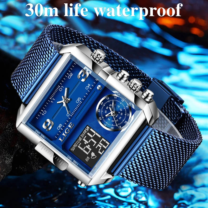 Luxury Men Quartz Digital Watch