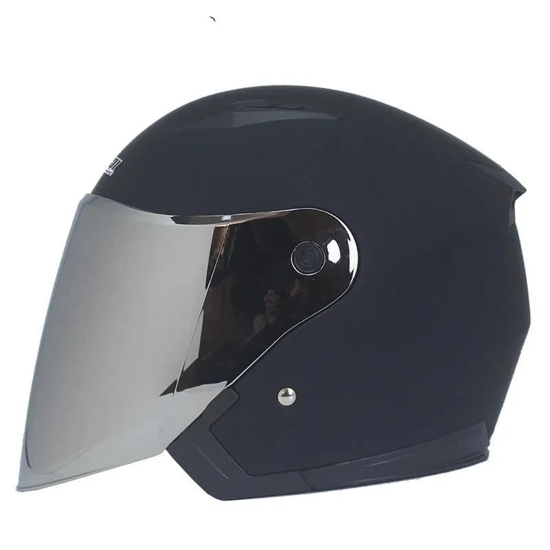 Motorcycle Helmet with Dual Lens