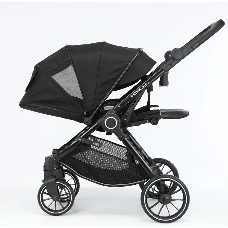 Four Wheels Cart Sit or Lie Down Lightweight Baby Stroller