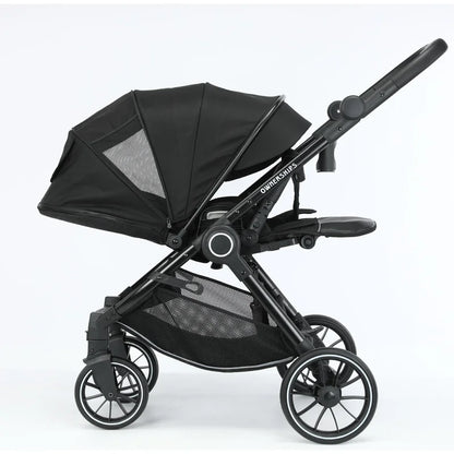 Four Wheels Cart Sit or Lie Down Lightweight Baby Stroller