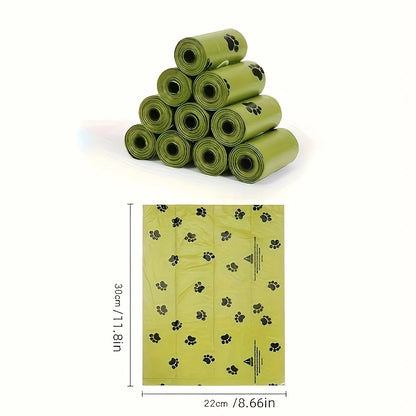 Biodegradable Dog Poop Bags, Extra Thick Leak Proof Waste Bags with printing, Eco-Friendly Dog Walking Essentials, Scented
