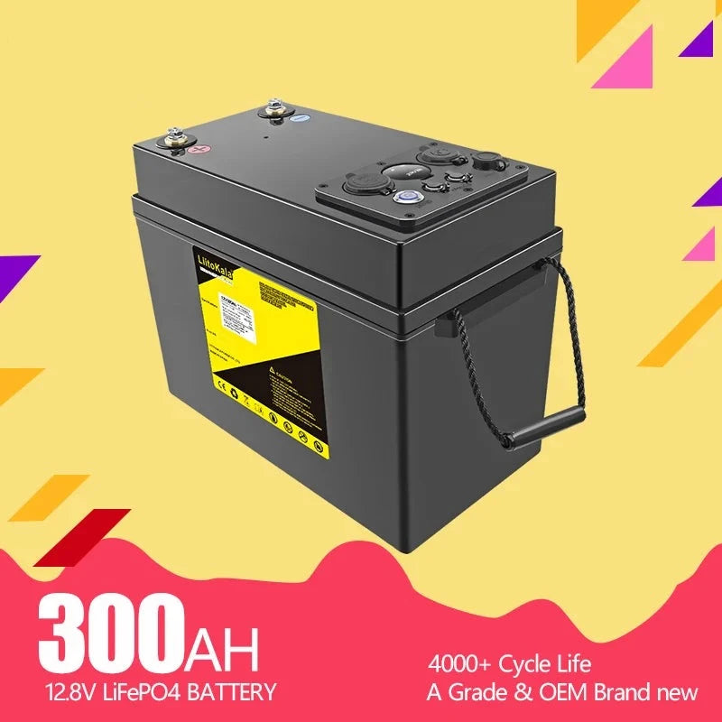 300Ah 200Ah LiFePO4RV Campers Golf Cart Battery