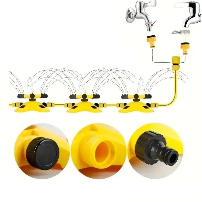 360° Rotating Garden Plastic Sprinkler