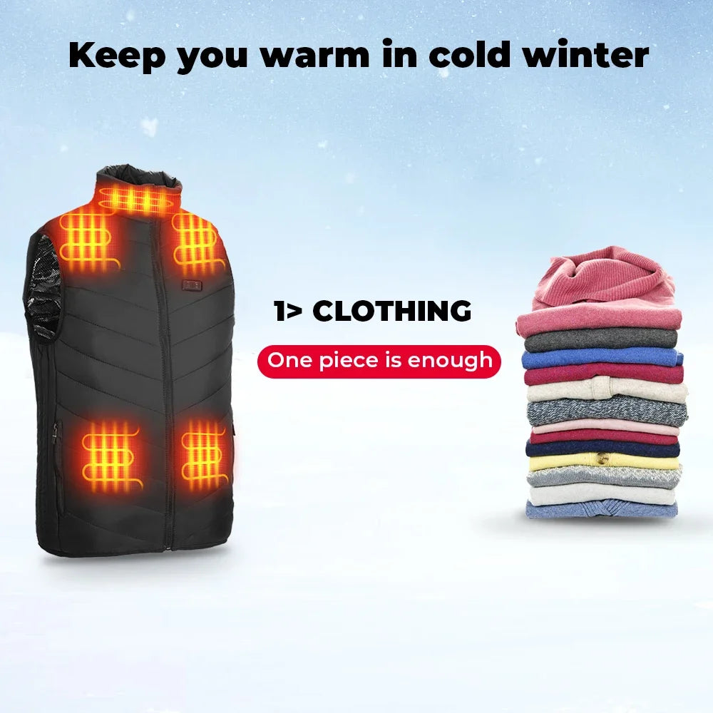 USB Heated Thermal Vest