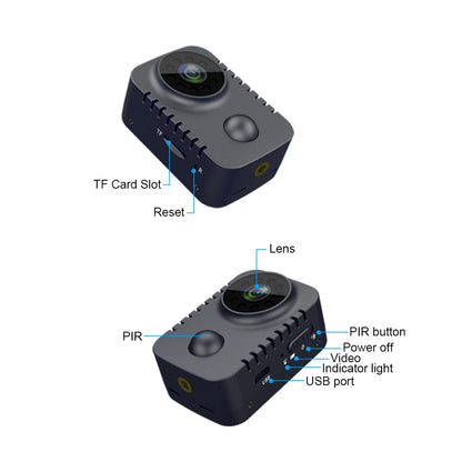 1080P Full HD Security Pocket Night Vision Body Camera