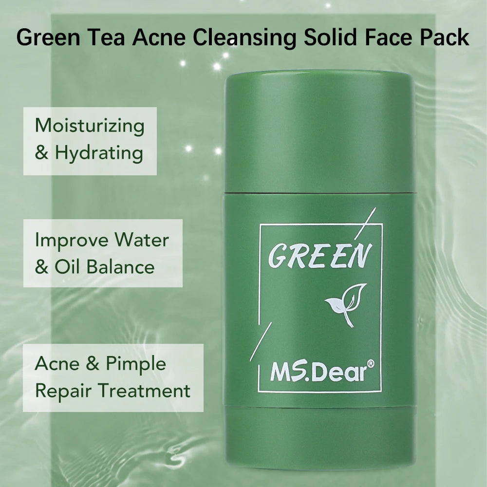 Green Tea Cleansing Solid Face Mask