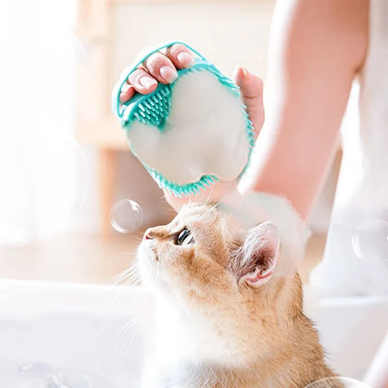 Pet Soft Silicone Bathing Brush