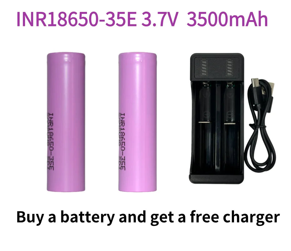 18650 3500mAh 25A 35E Li-ion 3.7v Battery