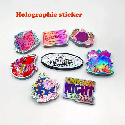 100pcs Custom Design PP Decals Stickers