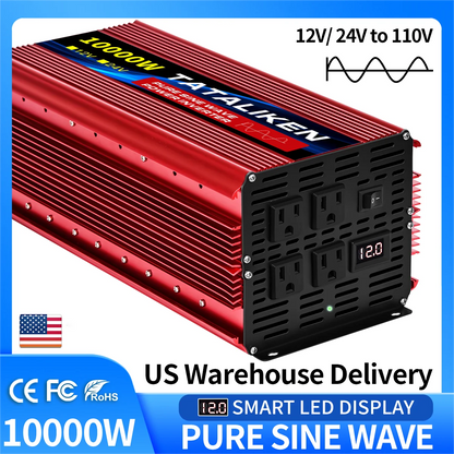 Power Inverter 10000W DC 12V