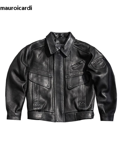 Pu Leather Motorcycle Jacket