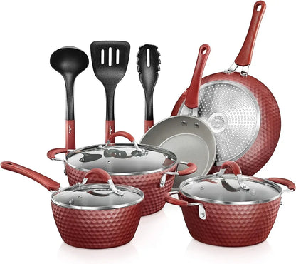 11-Piece Nonstick Kitchen Cookware Set
