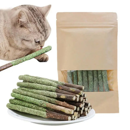 Natural Matatabi Cat Stick Mint Caught Bite Cat Toys