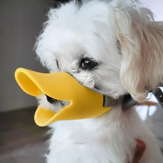 Dog Silicone Duck Muzzle Mask