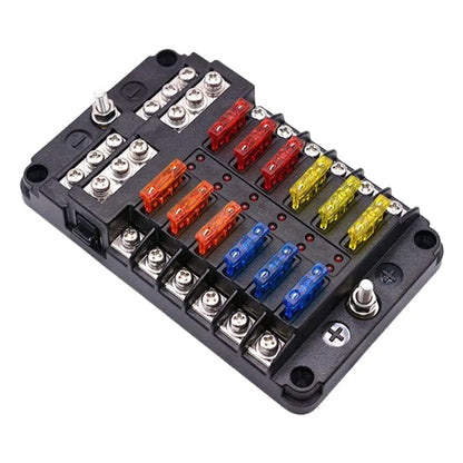 12V 36V Car Boat Fuse Box