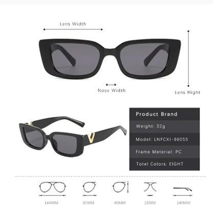 Retro Cool Small Frame Cat Eye Sunglasses