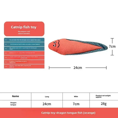Simulation Fish Interactive Chew Toy for Cat