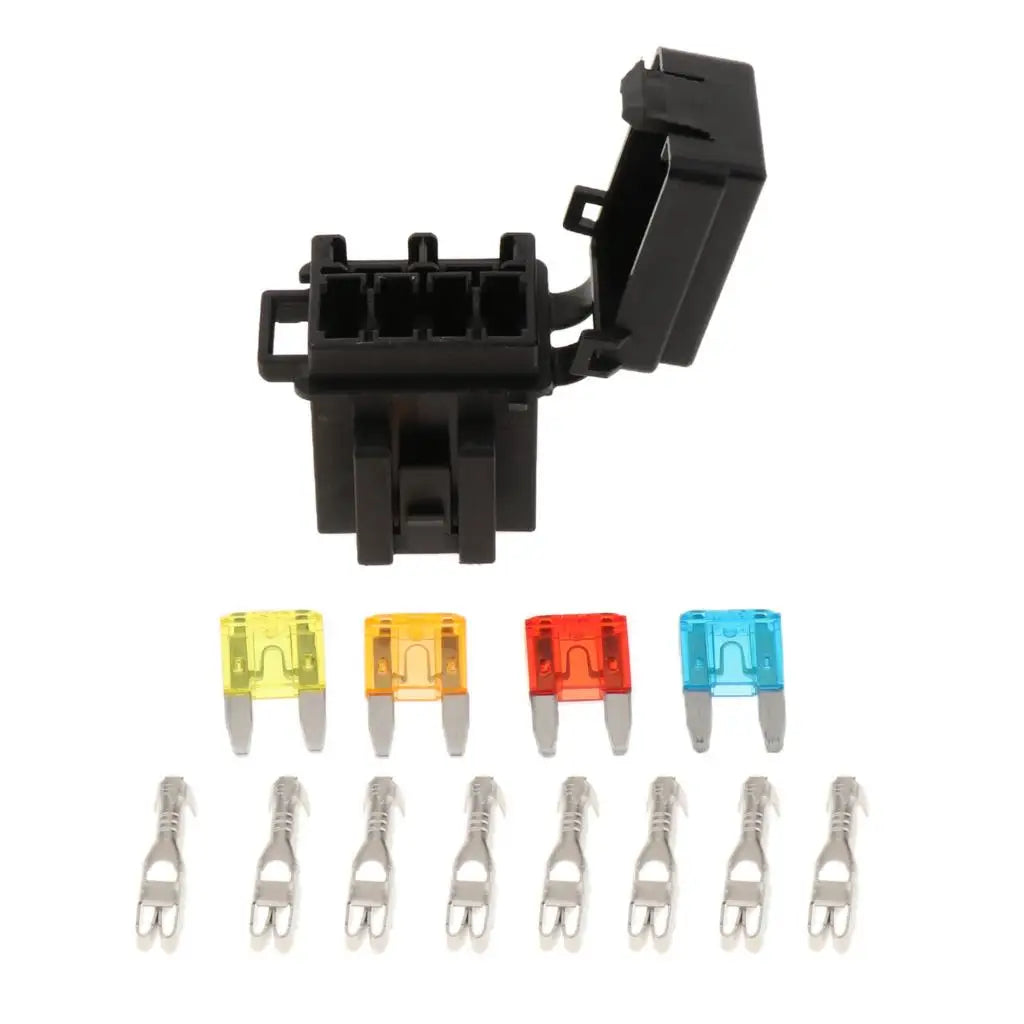 4-Way Fuse Holder Box with Relay