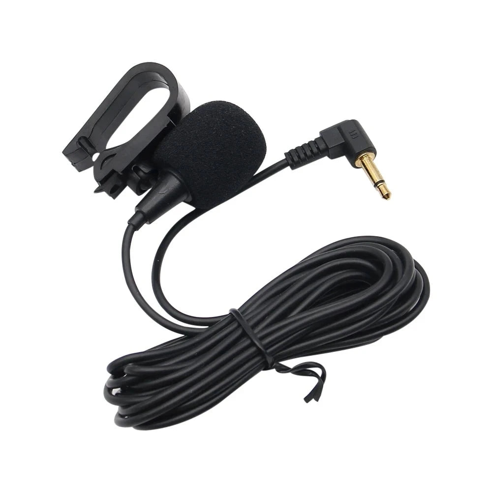 3.5mm Clip Jack Plug Car Audio Microphone