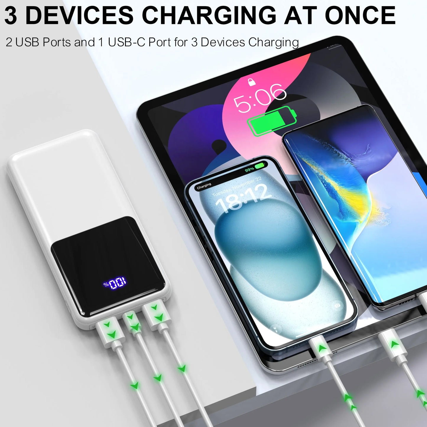 10000mAh Portable Power Bank